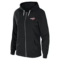 WEAR by Erin Andrews Washington Capitals Sponge Fleece Full-Zip Hoodie