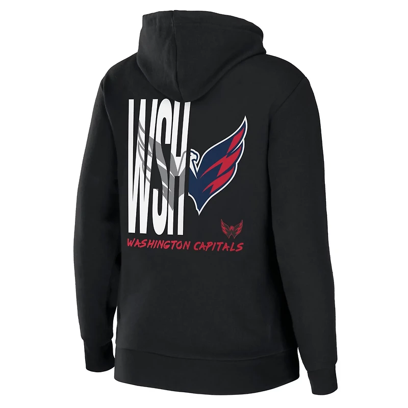 WEAR by Erin Andrews Washington Capitals Sponge Fleece Full-Zip Hoodie