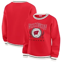 WEAR by Erin Andrews Wisconsin Badgers Seal Sweatshirt