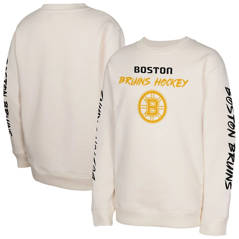 Youth Boston Bruins Star Power Pullover Sweatshirt