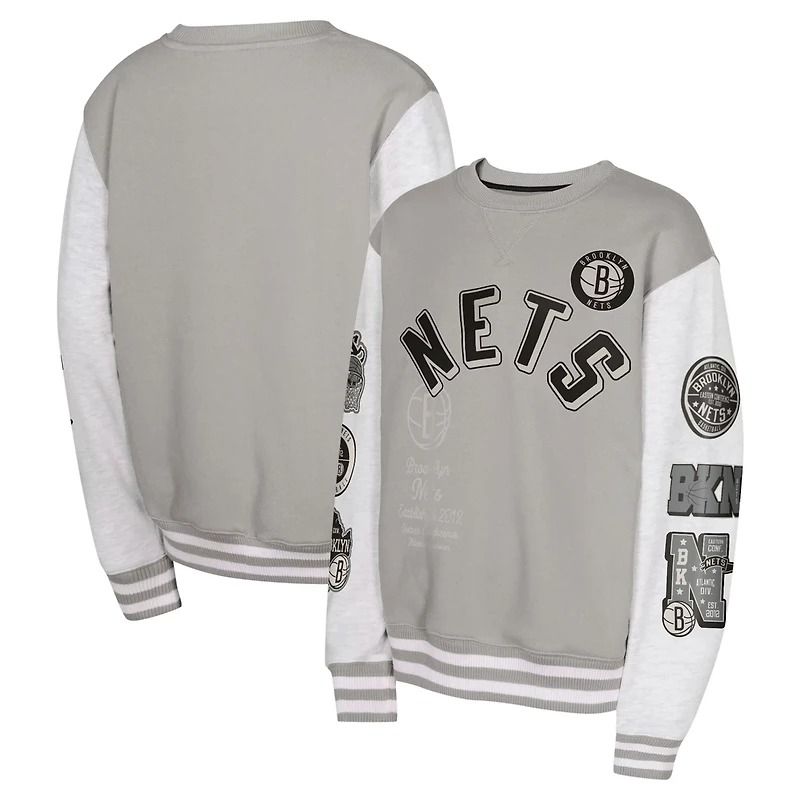 Youth Brooklyn Nets Star Treatment Pullover Sweatshirt