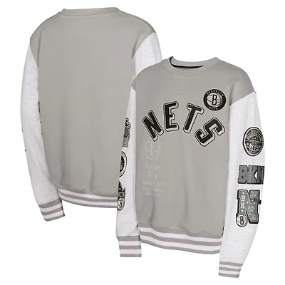 Youth Brooklyn Nets Star Treatment Pullover Sweatshirt