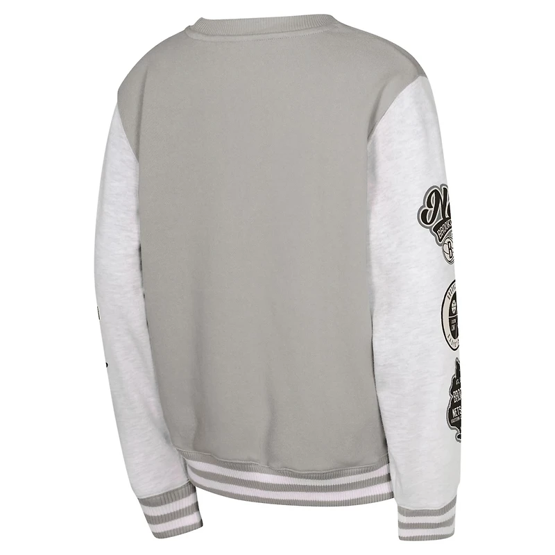 Youth Brooklyn Nets Star Treatment Pullover Sweatshirt
