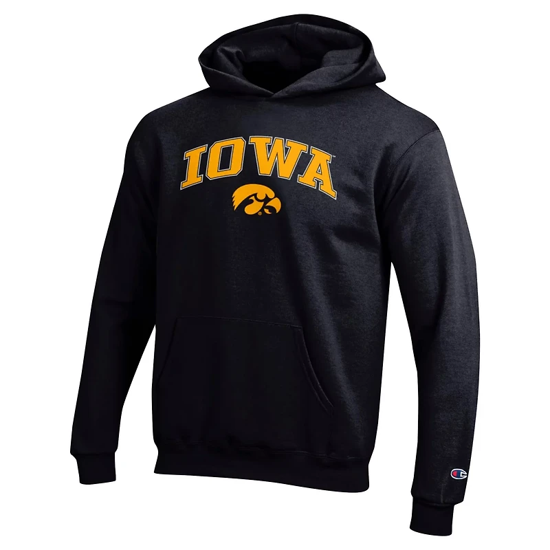 Youth Champion Iowa Hawkeyes Campus Pullover Hoodie