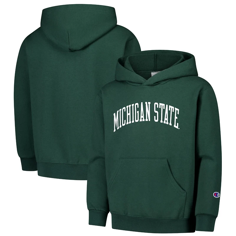 Youth Champion Michigan State Spartans Basic Arch Hoodie