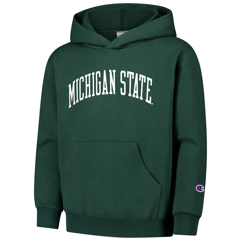 Youth Champion Michigan State Spartans Basic Arch Hoodie