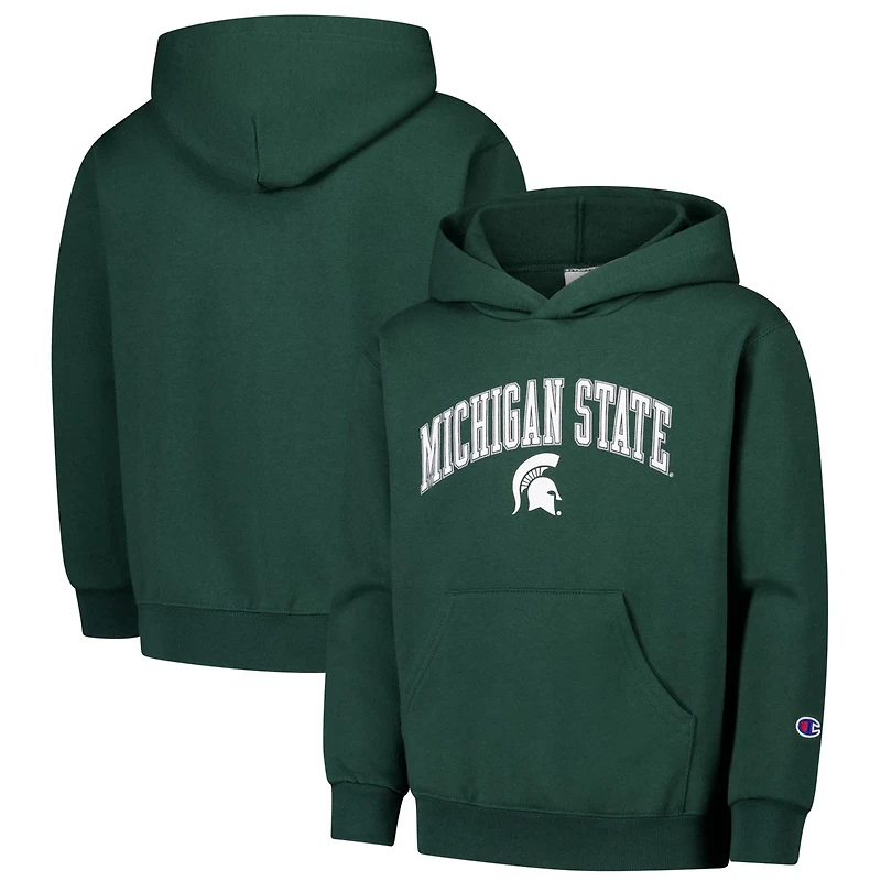 Youth Champion Michigan State Spartans Campus Pullover Hoodie