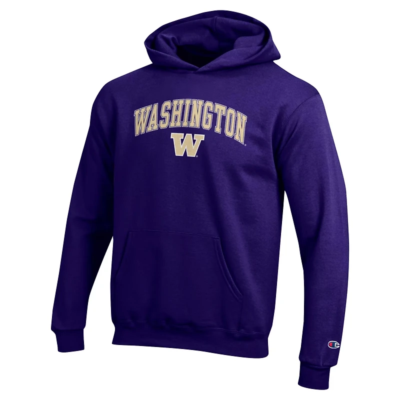 Youth Champion Washington Huskies Campus Pullover Hoodie