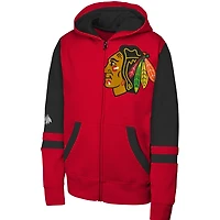 Youth Chicago Blackhawks Face Off Full-Zip Hoodie