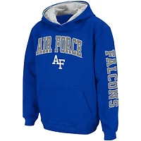 Youth Colosseum Air Force Falcons 2-Hit Team Pullover Hoodie