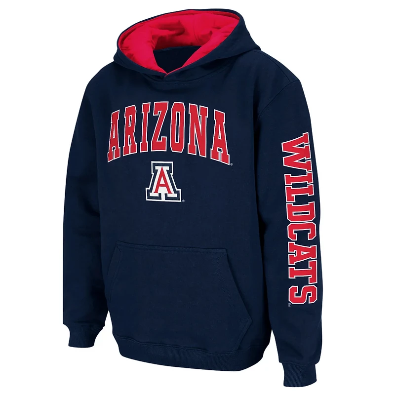 Youth Colosseum Arizona Wildcats 2-Hit Team Pullover Hoodie