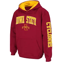 Youth Colosseum Cardinal Iowa State Cyclones 2-Hit Team Pullover Hoodie