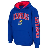 Youth Colosseum Kansas Jayhawks 2-Hit Team Pullover Hoodie
