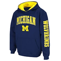 Youth Colosseum Michigan Wolverines 2-Hit Team Pullover Hoodie