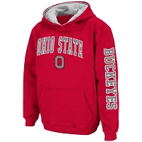 Youth Colosseum Ohio State Buckeyes 2-Hit Pullover Hoodie