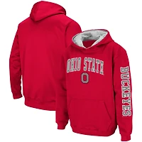 Youth Colosseum Ohio State Buckeyes 2-Hit Pullover Hoodie