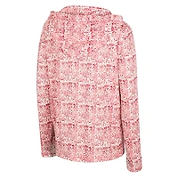 Youth Colosseum Ohio State Buckeyes All-Over Print Long Sleeve Hoodie T-Shirt