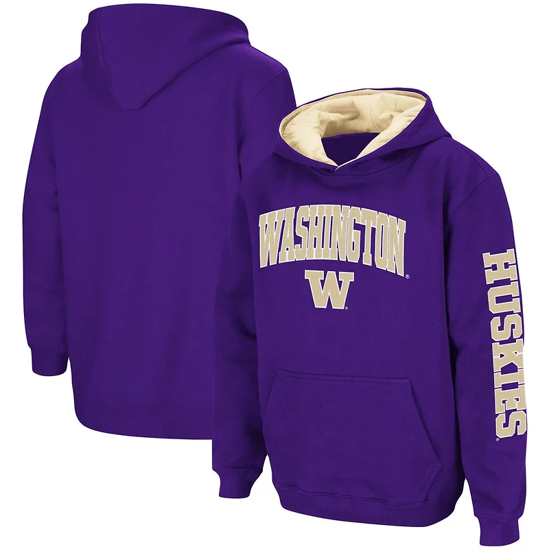 Youth Colosseum Washington Huskies 2-Hit Team Pullover Hoodie