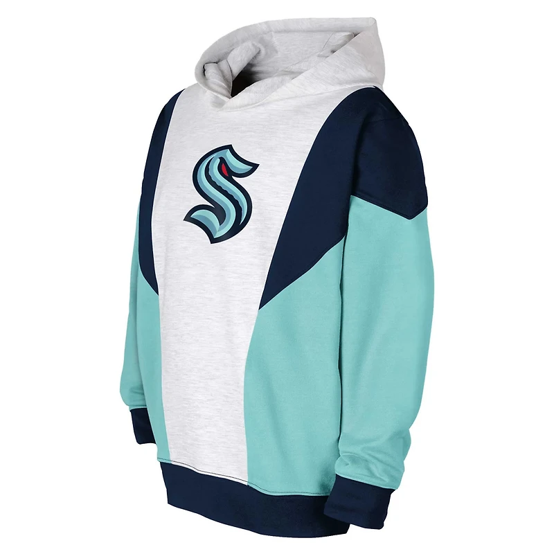 Youth Deep Sea Seattle Kraken Champion League Fleece Pullover Hoodie