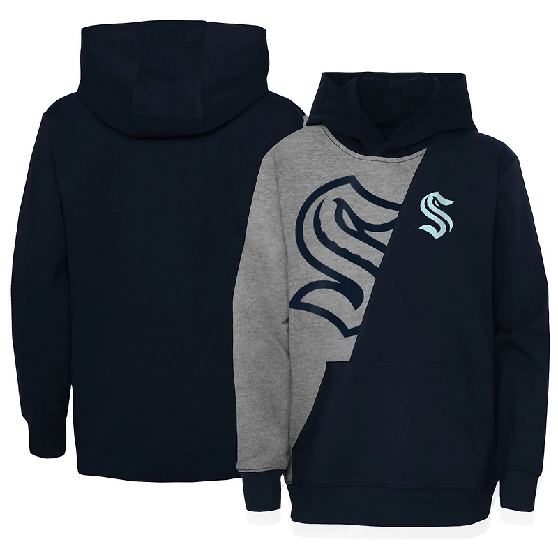 Youth Deep Sea Seattle Kraken Unrivaled Pullover Hoodie
