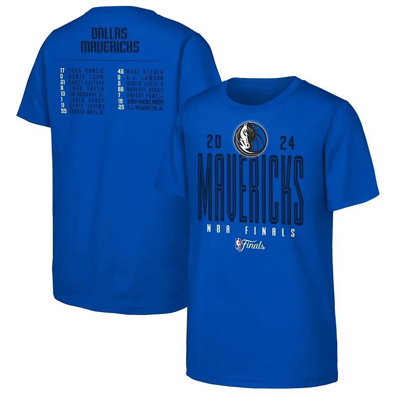 Youth Fanatics Dallas Mavericks 2024 NBA Finals Roster T-Shirt