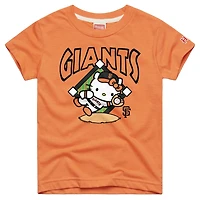 Youth Homage San Francisco Giants Hello Kitty x MLB Tri-Blend T-Shirt