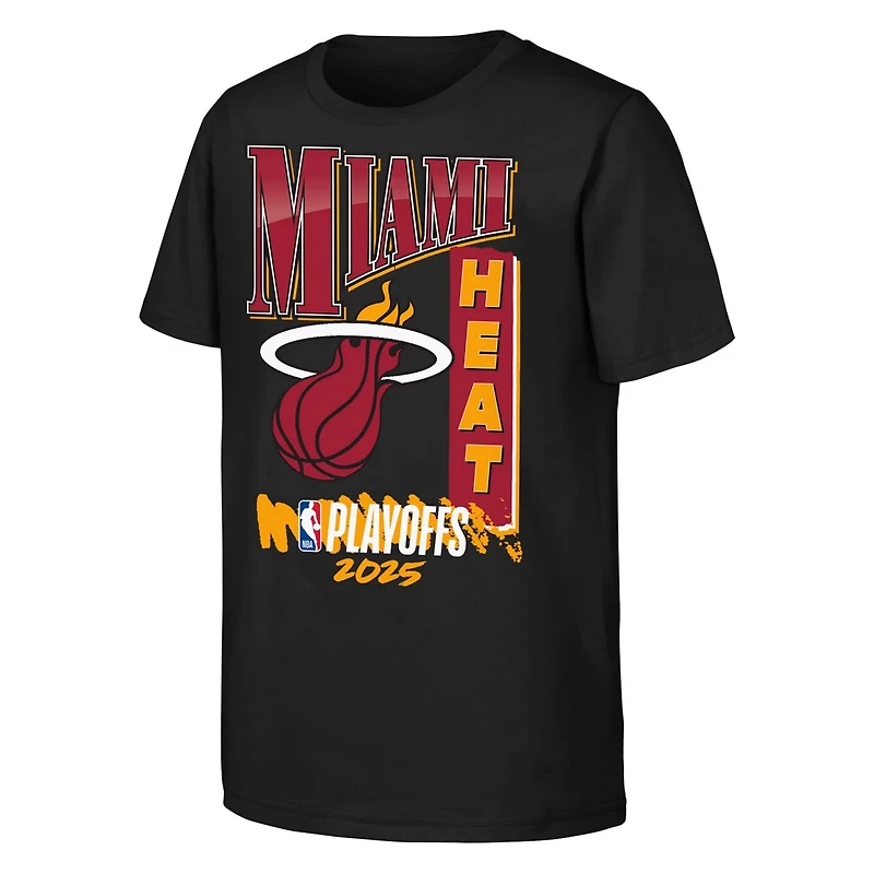 Youth Miami Heat 2025 NBA Playoffs Hype T-Shirt