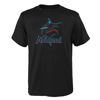 Youth Miami Marlins Logo Primary Team T-Shirt