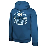 Youth Michigan Wolverines Team Banner Fleece Pullover Hoodie