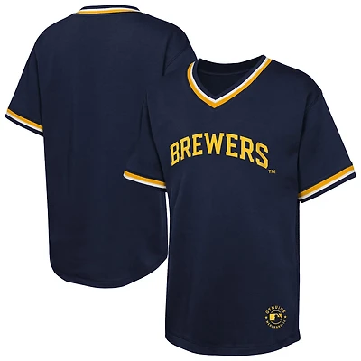Youth Milwaukee Brewers Relief Pitcher V-Neck T-Shirt