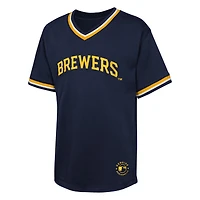 Youth Milwaukee Brewers Relief Pitcher V-Neck T-Shirt