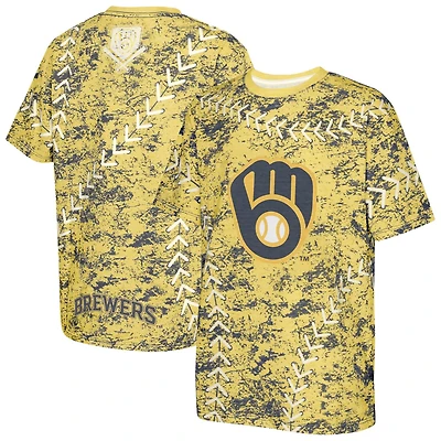 Youth Milwaukee Brewers Slide Score Bold T-Shirt