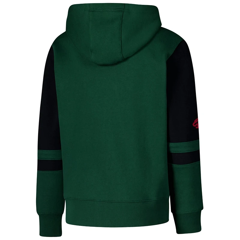 Youth Minnesota Wild Face Off Full-Zip Hoodie