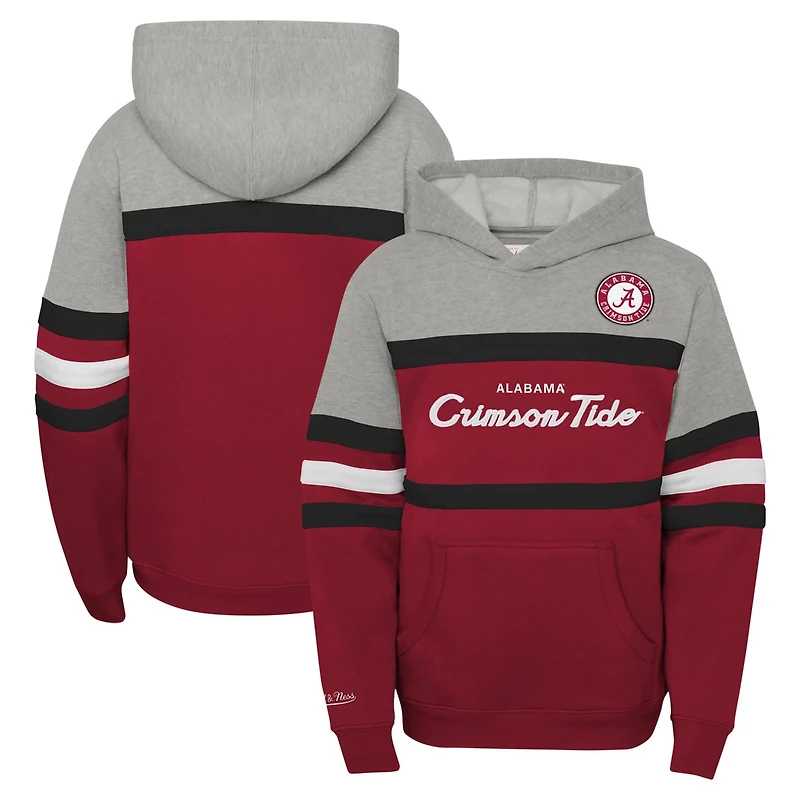Youth Mitchell  Ness Alabama Tide Head Coach Hoodie