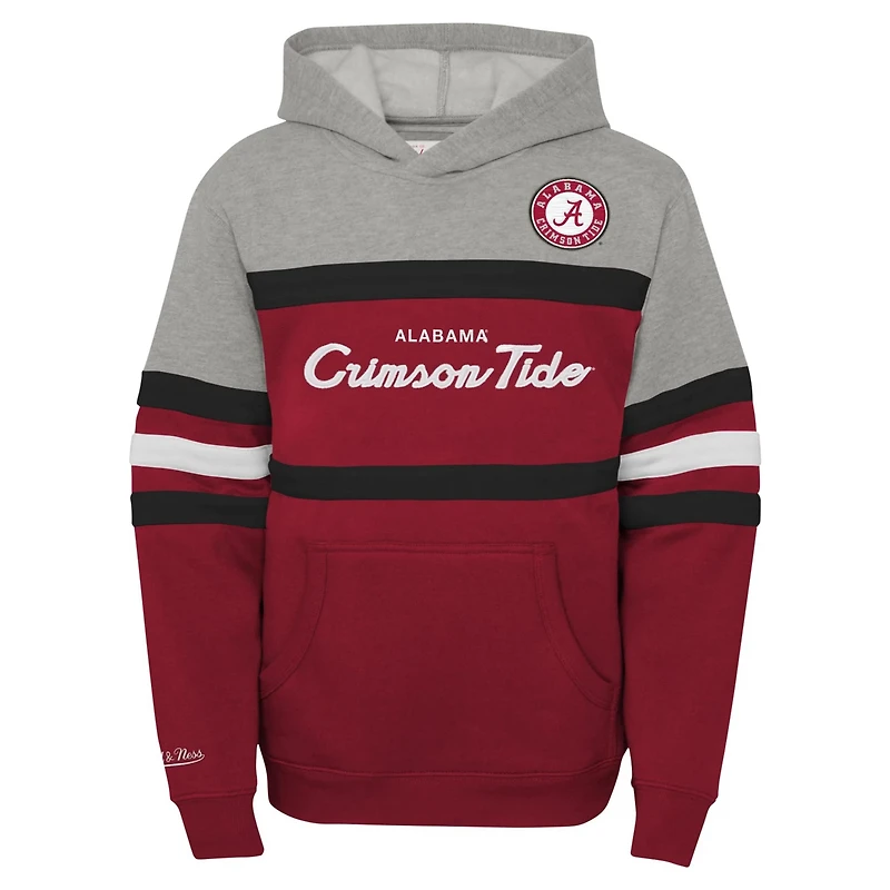 Youth Mitchell  Ness Alabama Tide Head Coach Hoodie