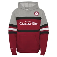 Youth Mitchell  Ness Alabama Tide Head Coach Hoodie