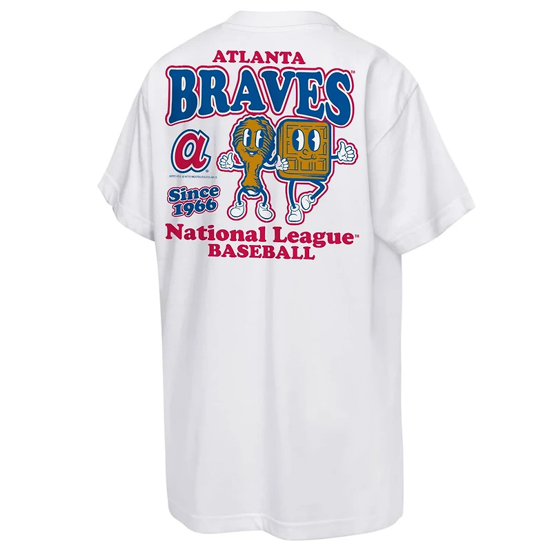 Youth Mitchell  Ness Atlanta Braves Cooperstown Concession T-Shirt