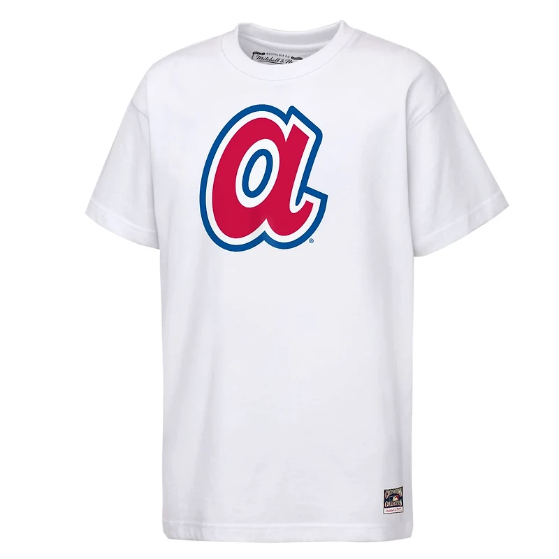 Youth Mitchell  Ness Atlanta Braves Cooperstown Concession T-Shirt