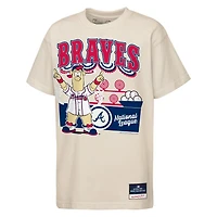 Youth Mitchell  Ness Atlanta Braves Step Back Up Mascot T-Shirt