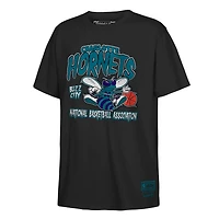 Youth Mitchell  Ness Charlotte Hornets Retro Mascot Script T-Shirt