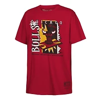 Youth Mitchell  Ness Chicago Bulls Retro '90s Poster T-Shirt