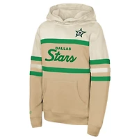 Youth Mitchell  Ness Dallas Stars Head Coach Pullover Hoodie