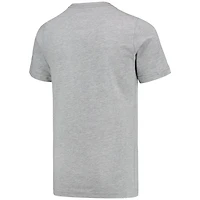 Youth Mitchell  Ness Isiah Thomas Gray Detroit Pistons Hardwood Classics King of the Court Player T-Shirt