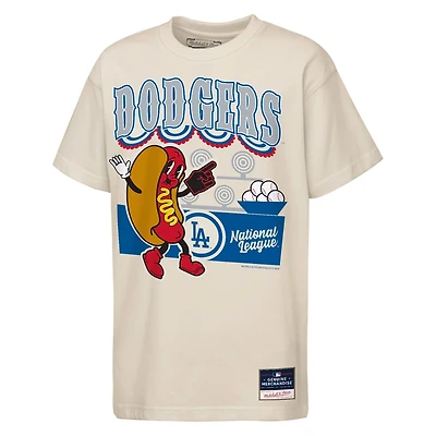 Youth Mitchell  Ness Los Angeles Dodgers Step Back Up Mascot T-Shirt