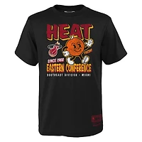 Youth Mitchell  Ness Miami Heat Concession Food Character T-Shirt