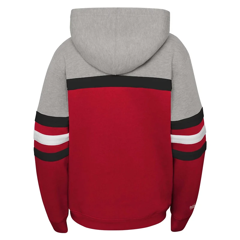 Youth Mitchell  Ness New Jersey Devils Head Coach Pullover Hoodie