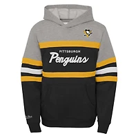 Youth Mitchell  Ness Pittsburgh Penguins Head Coach Pullover Hoodie