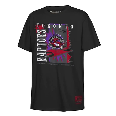 Youth Mitchell  Ness Toronto Raptors Retro '90s Poster T-Shirt