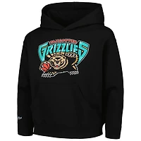 Youth Mitchell  Ness Vancouver Grizzlies Hardwood Classics Retro Logo Pullover Hoodie