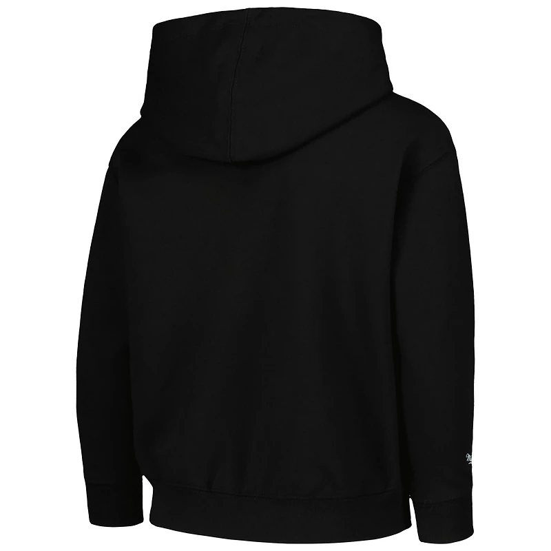 Youth Mitchell  Ness Vancouver Grizzlies Hardwood Classics Retro Logo Pullover Hoodie